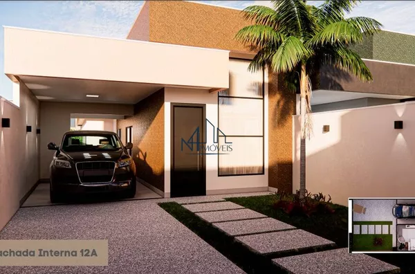 Casa 3 Suítes - Bairro Cardoso - Aparecida de Goiânia - GO - Foto 1