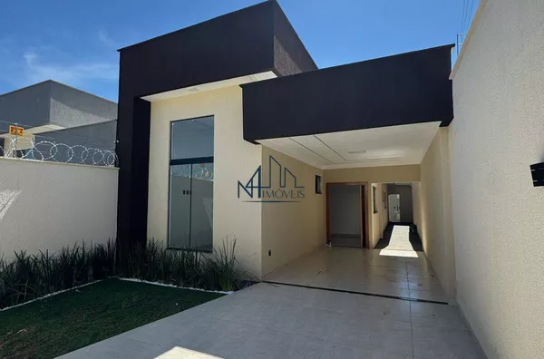 Casa 3 quartos - Vila Oliveira - Aparecida de Goiânia - GO - Foto 1