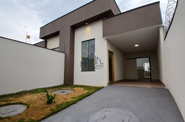 20MIL DE ENTRADA - Casa 3 Quartos - Jardim Miramar - Aparecida de Goiânia - Foto 1