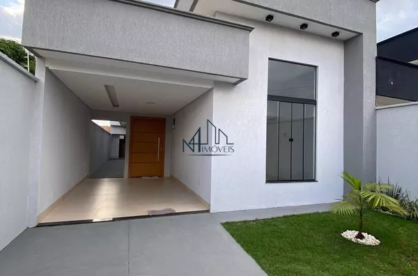 Casa 03 quartos - Vila Alzira - Aparecida de Goiânia - GO - Foto 1