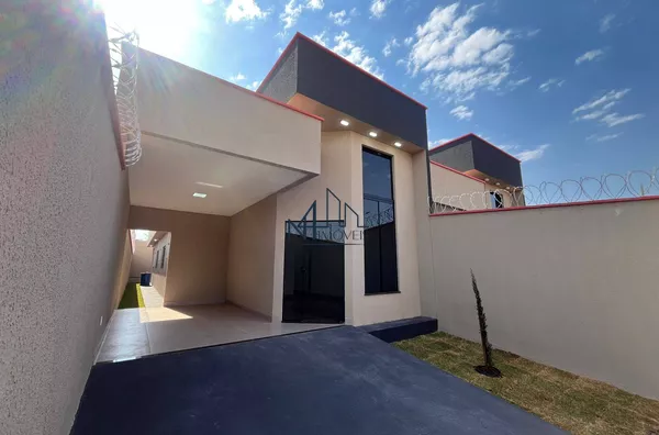 Casa 03 quartos - Vila Oliveira - Aparecida de Goiânia - GO - Foto 1