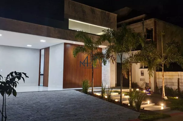 Casa 03 suites - Parque Ville Jacarandá - Aparecida de Goiânia - GO - Foto 1