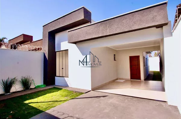 Casa 3 Quartos -  Industrial Santo Antônio - Aparecida de Goiânia-GO - Foto 1