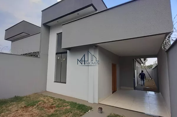 Casa 3 Quarto - Parque Hayala - Aparecida de Goiânia - GO - Foto 1