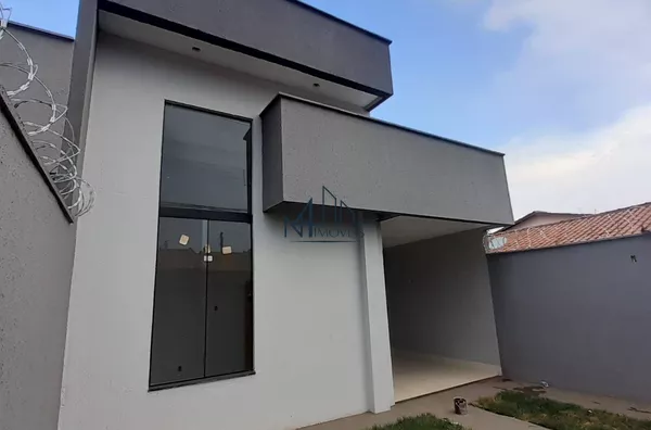 Casa 3 Quarto - Parque Hayala - Aparecida de Goiânia - GO - Foto 2