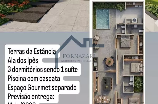 Casa em condomínio para venda, 3 quarto(s),  Residencial Terras Da Estância, Paulínia