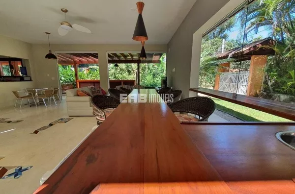 Casa com 5 suítes e quiosque gourmet, a 350m do mar em Itamambuca - Foto 6