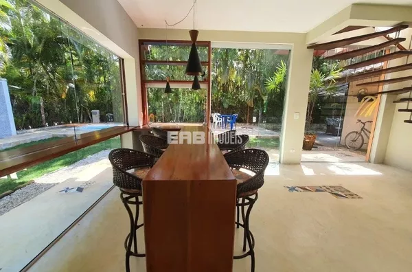 Casa com 5 suítes e quiosque gourmet, a 350m do mar em Itamambuca - Foto 5