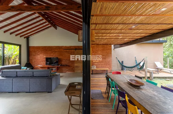 Casa com 4 suítes e ar à venda na praia de Itamambuca - Foto 1