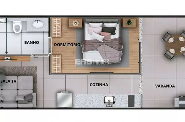 Apartamento à venda no Set Praia Grande, Ubatuba - Foto 4