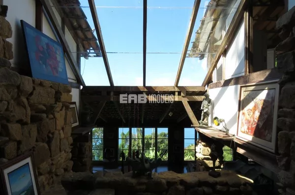 Casa com vista cinematográfica, com 4 suítes na praia do Léo, Ubatuba - Foto 5