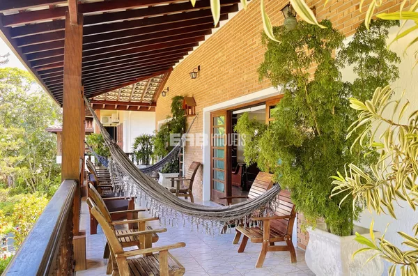 Casa com lago e mirante com vista parcial para a praia - Foto 69