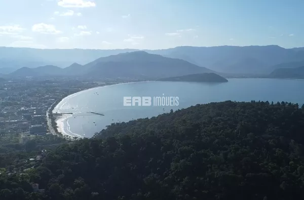 Terreno com vista para o mar no alto da Praia Vermelha, Ubatuba - Foto 1