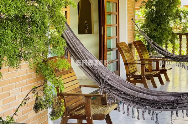 Casa com lago e mirante com vista parcial para a praia - Foto 70