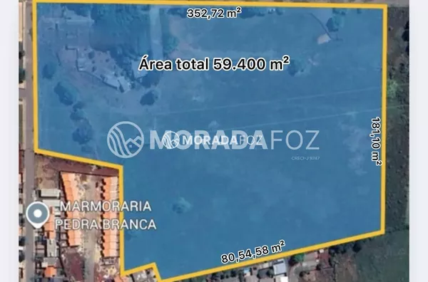 Terreno medindo 59.400 m² disponível para venda no Jd. Cedro