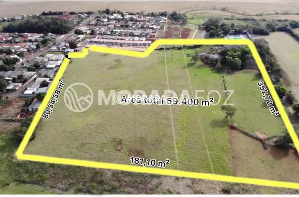 Terreno medindo 59.400 m² disponível para venda no Jd. Cedro