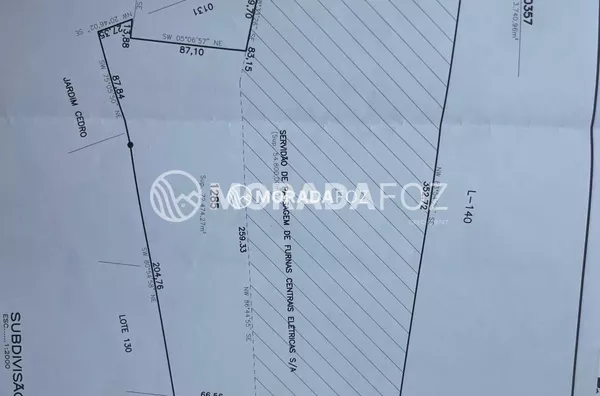 Terreno medindo 59.400 m² disponível para venda no Jd. Cedro
