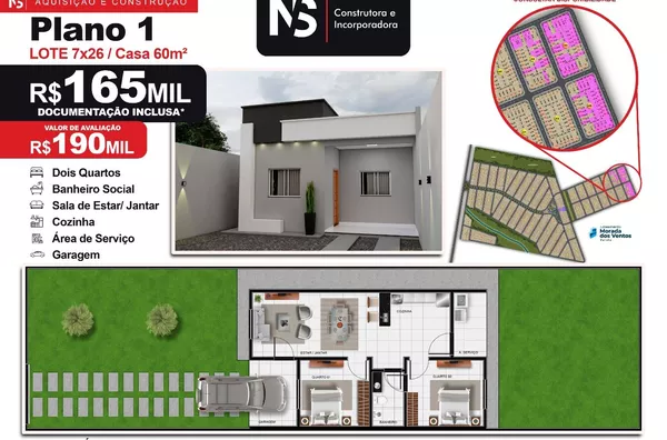 Casa para venda, 2 quarto(s),  Sabiazal, Parnaíba - Foto 2