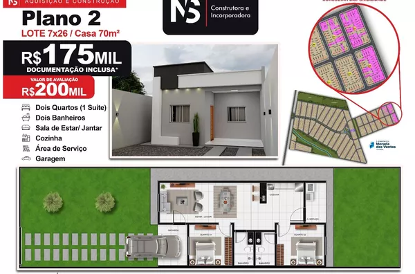 Casa para venda, 2 quarto(s),  Sabiazal, Parnaíba - Foto 3