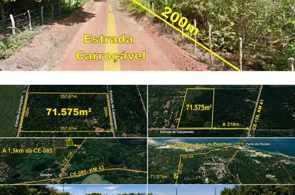  Área Estratégica no Pecém com 71.545 m² | Alto Potencial para Desenvolvimento