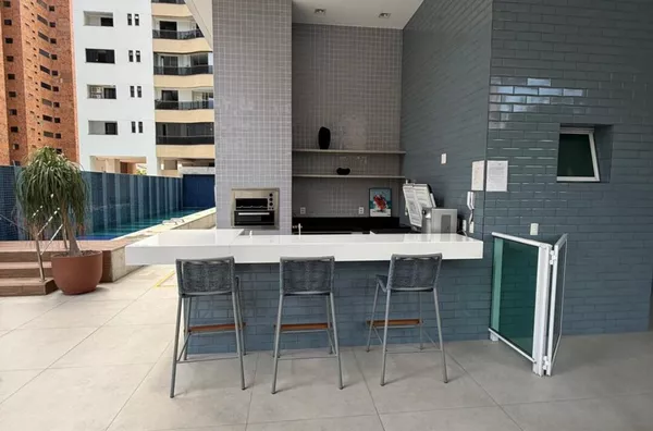 Apartamento Novo  no Meireles a 200m  da Beira-Mar – 2  Quartos | Móveis  Fixos Inclusos