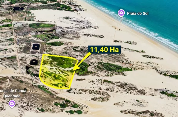 Área de 12,40 Hectares à Venda em Canoa Quebrada – Ceará | Potencial Turístico e Imobiliário