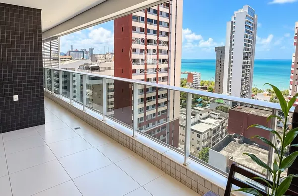 Apartamento à Venda no Meireles com Vista Total Mar, 3 Quartos e 2 Vagas - Foto 14