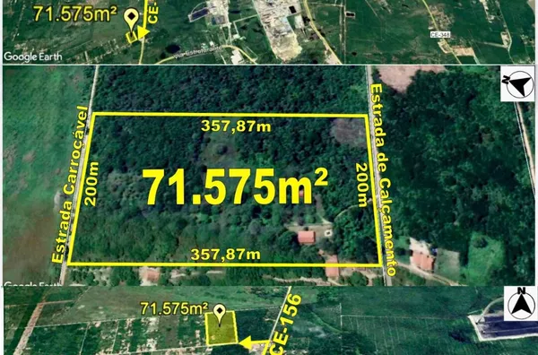  Área Estratégica no Pecém com 71.545 m² | Alto Potencial para Desenvolvimento