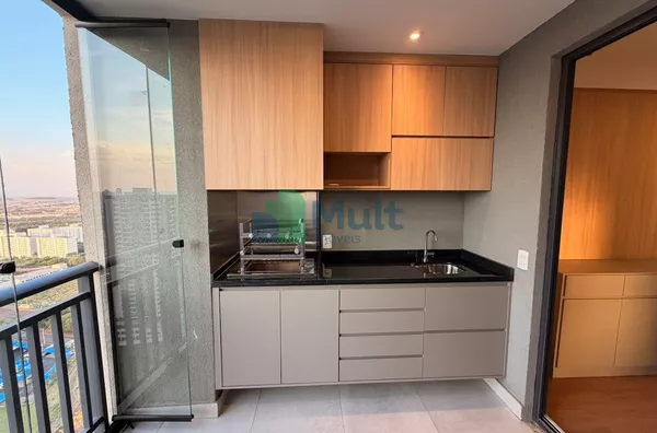 Apartamento para Aluguel no Condomínio Neori, 84 m2, 3 quartos sendo 1 suíte, 2 vagas, banheiro social,  varanda gourmet - Bairro Quinta Da Primavera - Ribeirão Preto