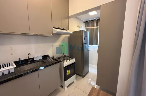 Apartamento para Mobiliado  locação em Ribeirânia, Ribeirão Preto/SP. Com 33 m², oferece ambientes modernos e funcionais, ideal para estudantes e profissionais.