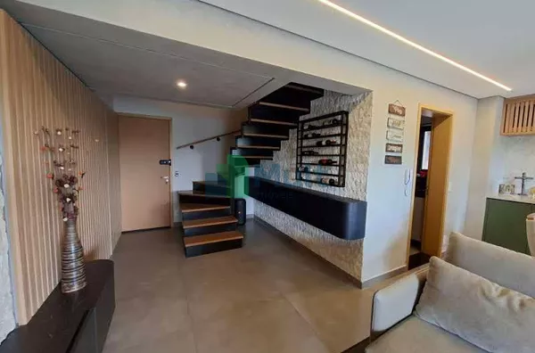 Duplex completo e mobiliado com 3 dormitórios à venda, 118 m² por R$ 1.315.000 - Fazenda Olhos Dágua - Ribeirão Preto/SP