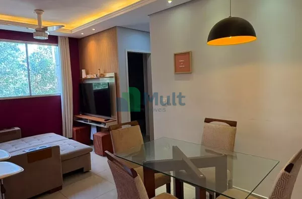 Apartamento para Locação – 2 quartos – 48,11 m² – 1 banheiro – Condomínio Mirante Sul Resort – Bairro Condomínio Mirante Sul – Ribeirão Preto/SP - Foto 1