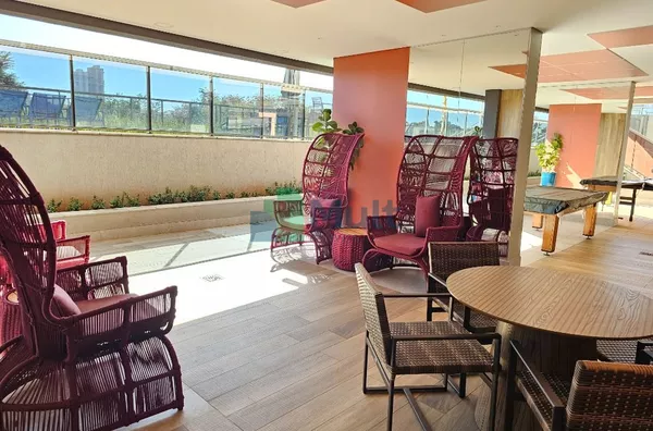 Apartamento Novo de Alto Padrão de frente para a Avenida localizado no Bairro Olhos D'água no Condomínio Ares com 110,80m² de área útil.