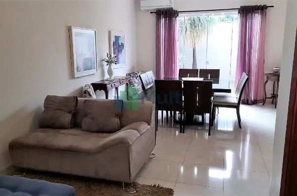 Sobrado Na City Ribeirão em ótima localização, 3 suítes, área gourmet e piscina.