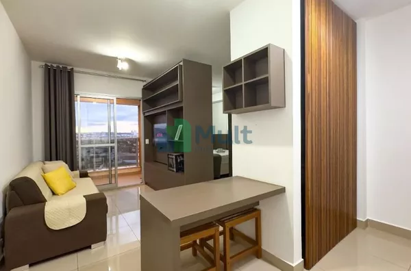 Apartamento com 1 quarto para alugar, 37 m²  - Nova Aliança - Ribeirão Preto/SP