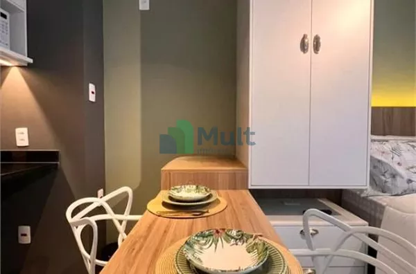 Apartamento localizado no Bairro  Bela Vista na Cidade de São Paulo -SP, 22m² área útil, novo e mobiliado.