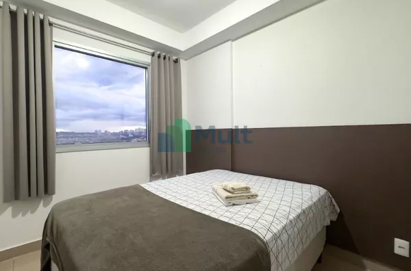 Apartamento com 1 quarto para alugar, 37 m²  - Nova Aliança - Ribeirão Preto/SP
