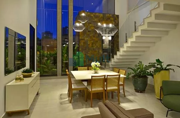 Lindo Sobrado localizado no Condomínio Quinta da Primavera. Residência escolhida para ilustrar a revista de arquitetura de Ribeirão Preto, ArqArt.