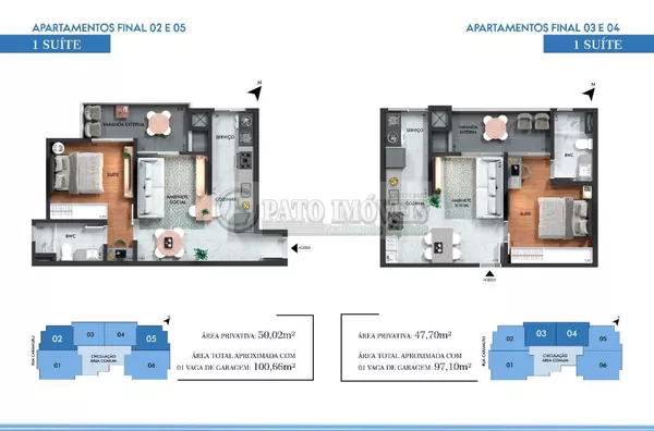 APARTAMENTO Á VENDA NO RESIDENCIAL LA VITA
