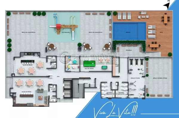 APARTAMENTO Á VENDA NO RESIDENCIAL LA VITA