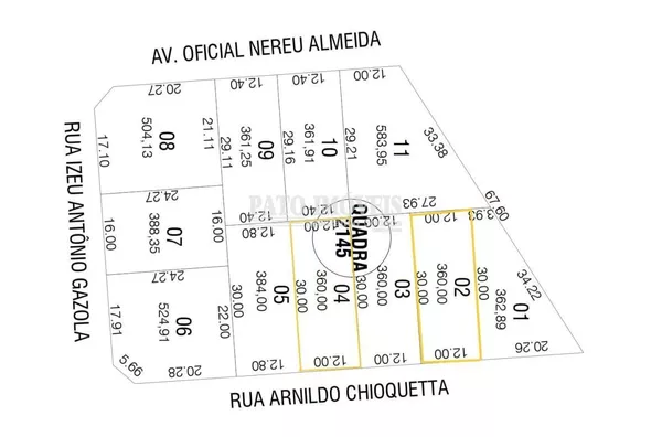 TERRENO PARA VENDA  NO BAIRRO SÃO LUIZ (SHOPPING PATO BRANCO)