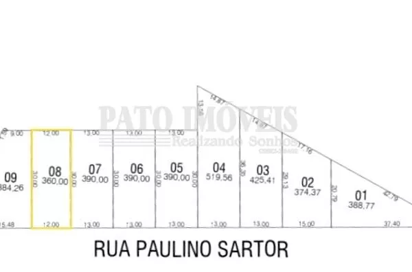 TERRENO PARA VENDA NO BAIRRO CADORIN