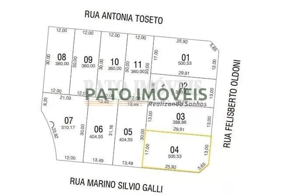 TERRENO PARA VENDA NO LOTEAMENTO IGUATEMI