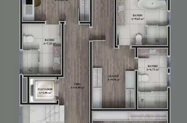 Mont'Belle House - Casa de luxo com 5 suítes e elevador privativo - Foto 17