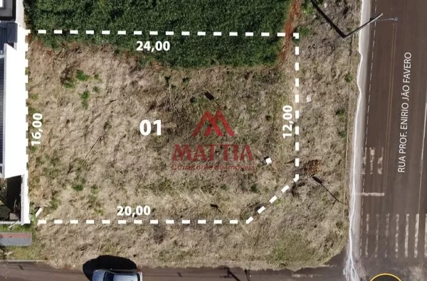 TERRENO DE ESQUINA NO BAIRRO FRARON