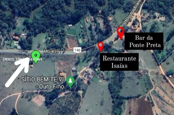 Chácara para Venda em Ouro Fino / MG no bairro PONTE PRETA