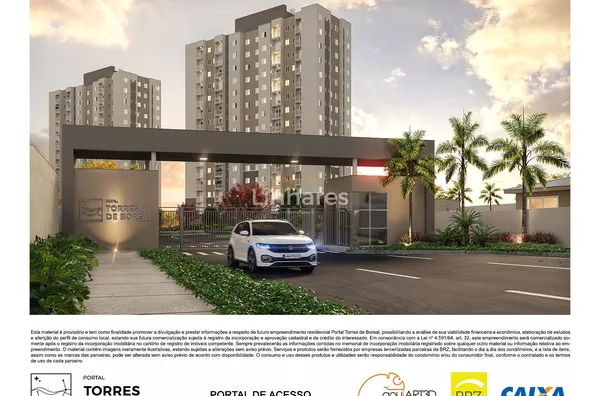 Apartamento Sumaré -  BRZ Portal Torres de Boreal