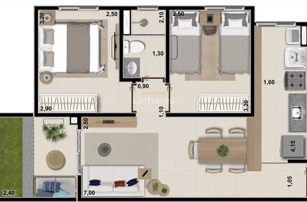Apartamento São Carlos - Vitta Sonata