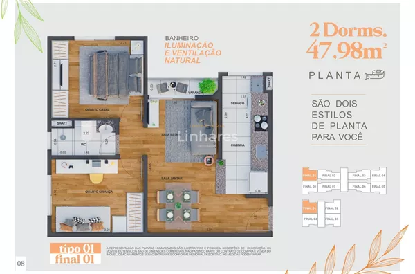 Apartamento Paulinia - IAS Verona - imobiliária Linhares