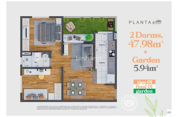 Apartamento Paulinia - IAS Verona - imobiliária Linhares